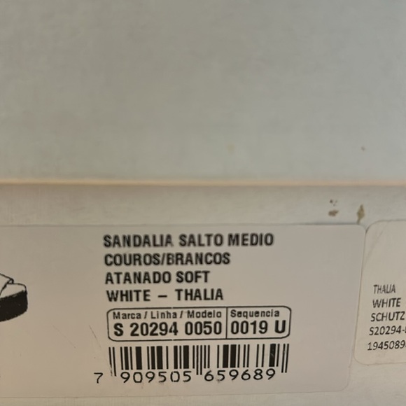 Women’s SCHUTZ Thalia White and Tan Espadrille Wedge Platform - Picture 7 of 16